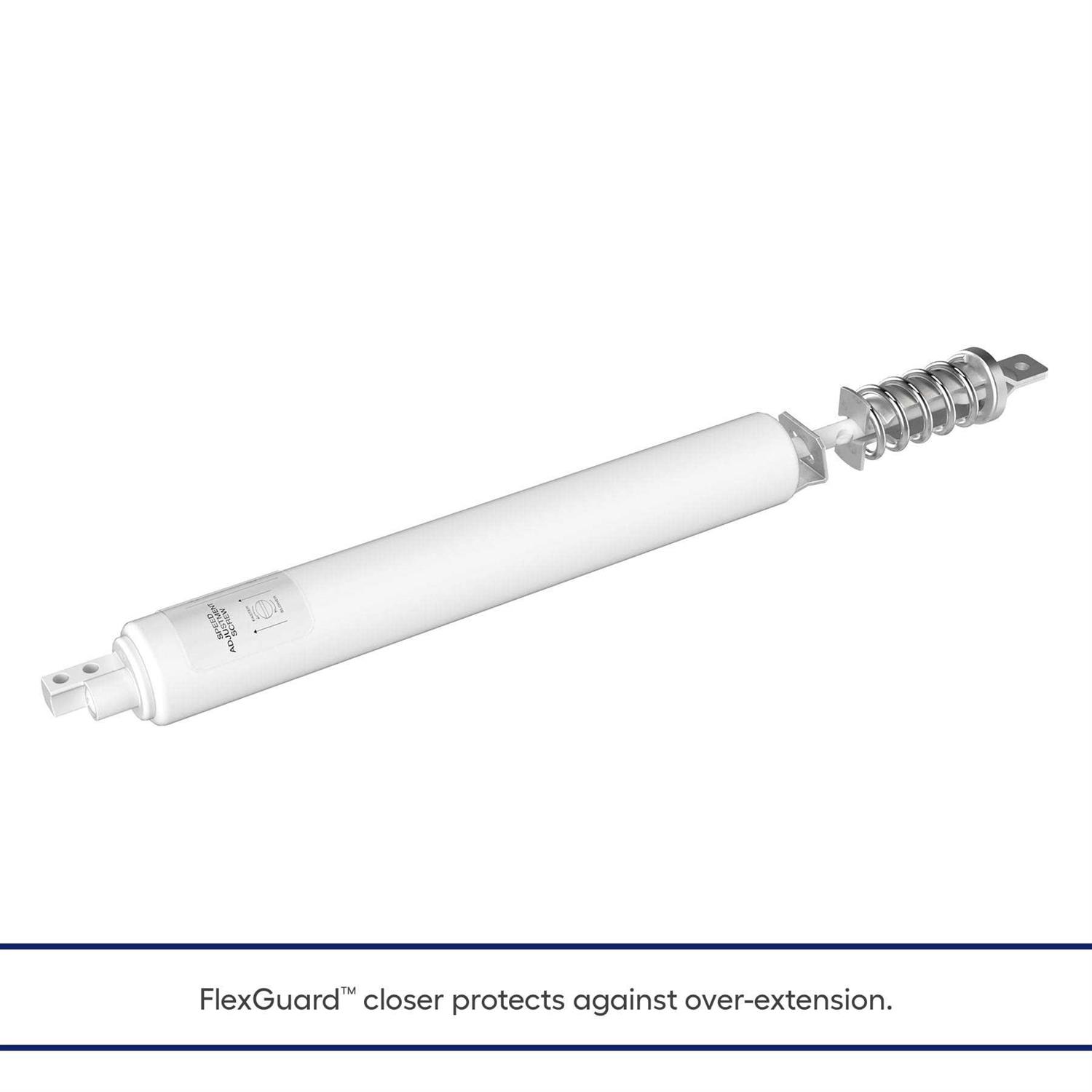 Larson 36-in x 81-in Brown Mid-View Storm Door - Image 5