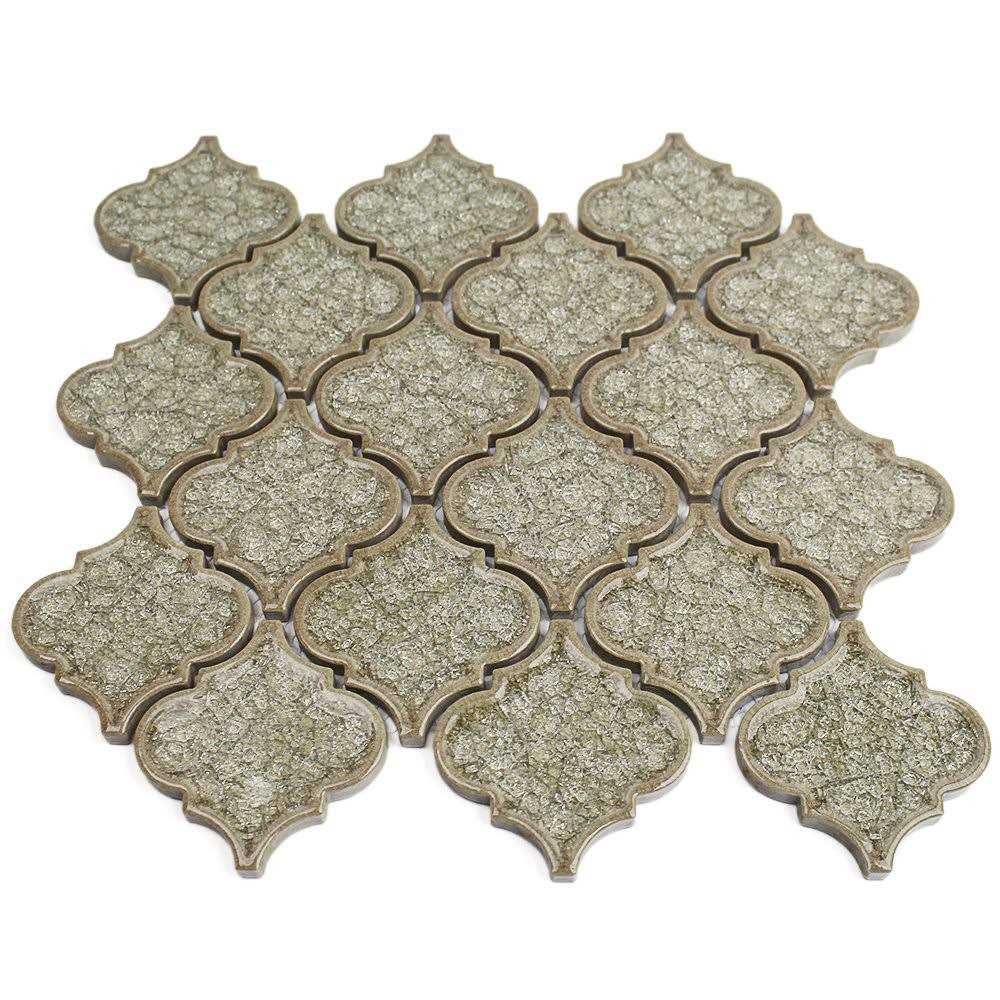 Roman 3 x 3 Glass Novelty Mosaic Wall Tile Ivy Hill Tile - Image 4