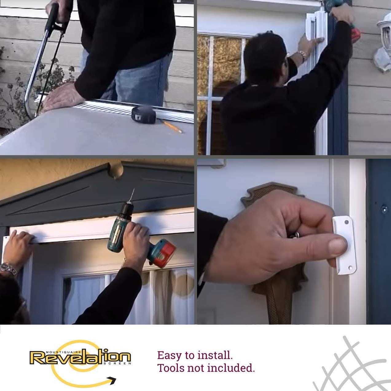 Novavision Revelation Simple Door Retractable Screen Durable & Strong Pvc & Aluminium Components - Image 2