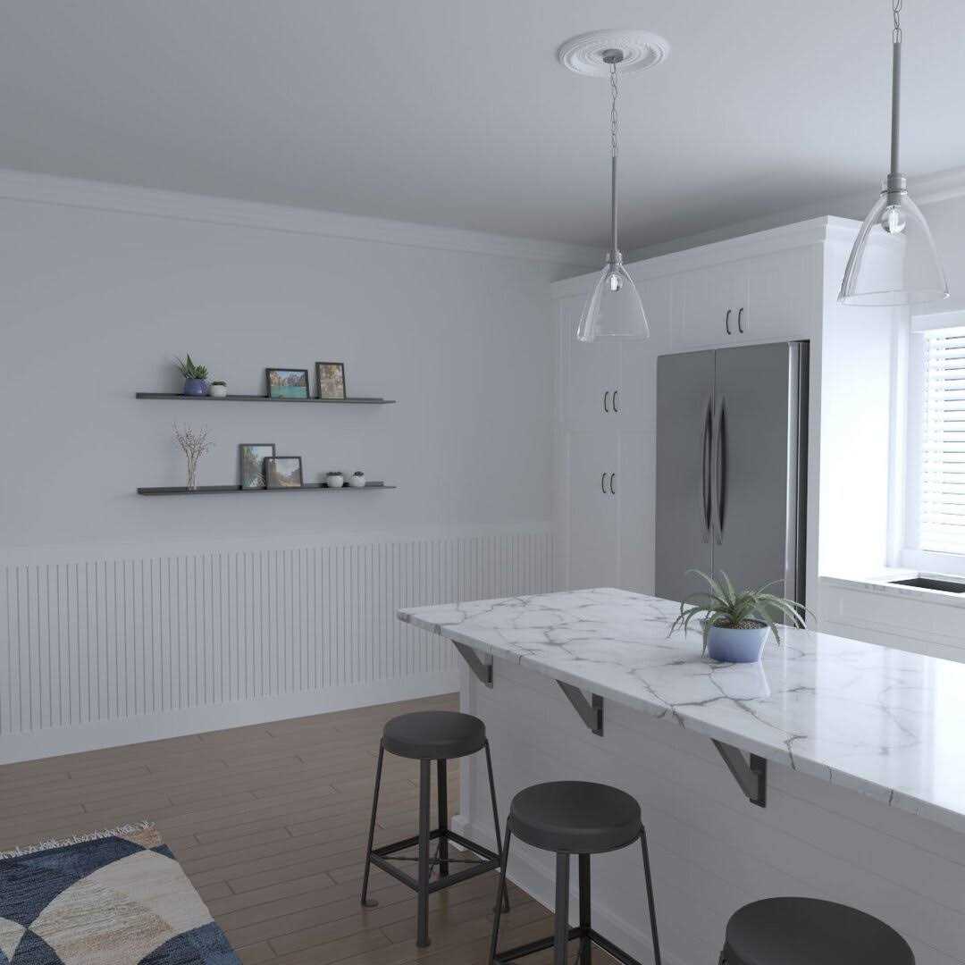 Beadboard PVC Wainscot Paneling Kit Ekena Millwork - Image 3