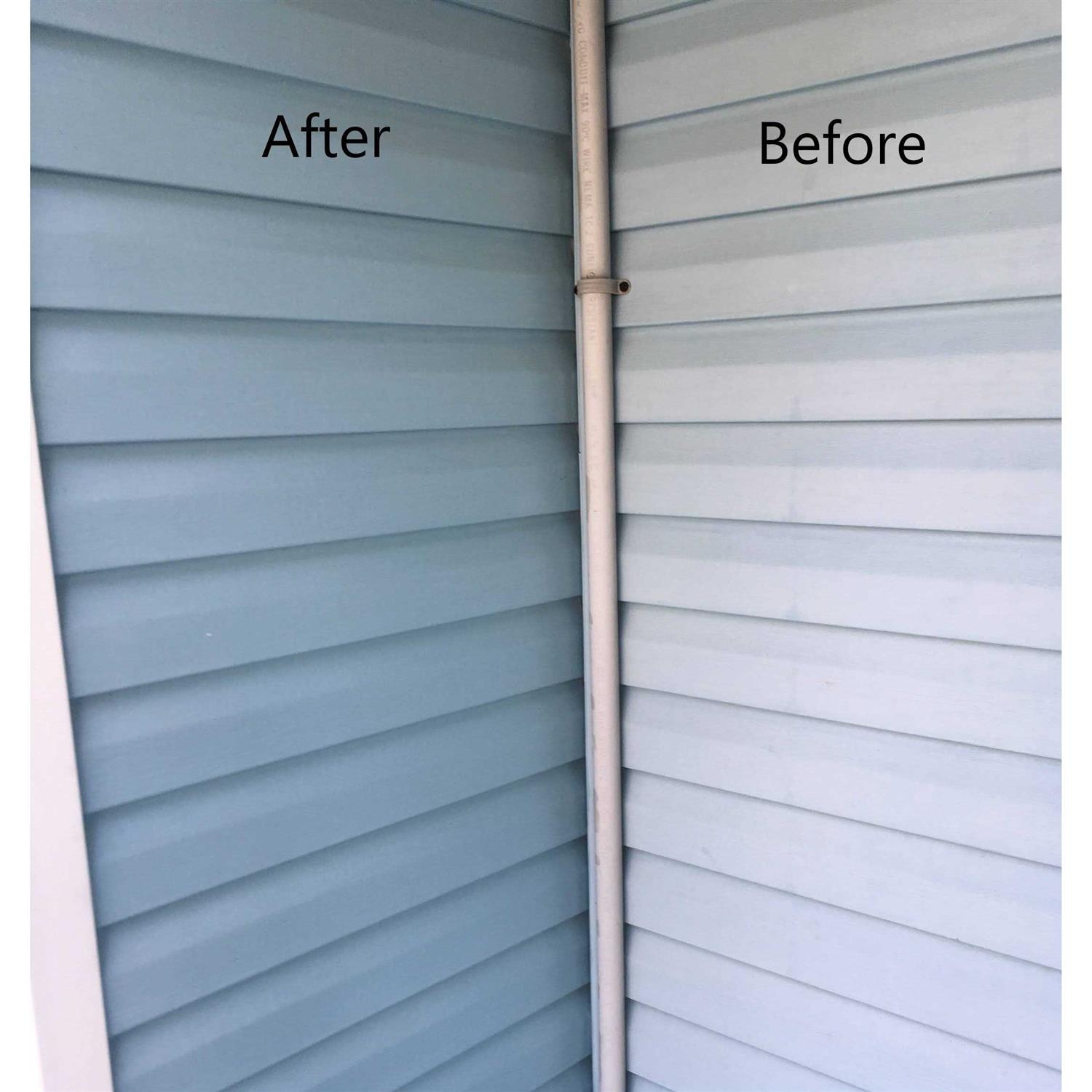 Vinyl Brite Satin Clear / Satin Acrylic Exterior Paint + Primer Kit VYN-BRT1 - Image 5