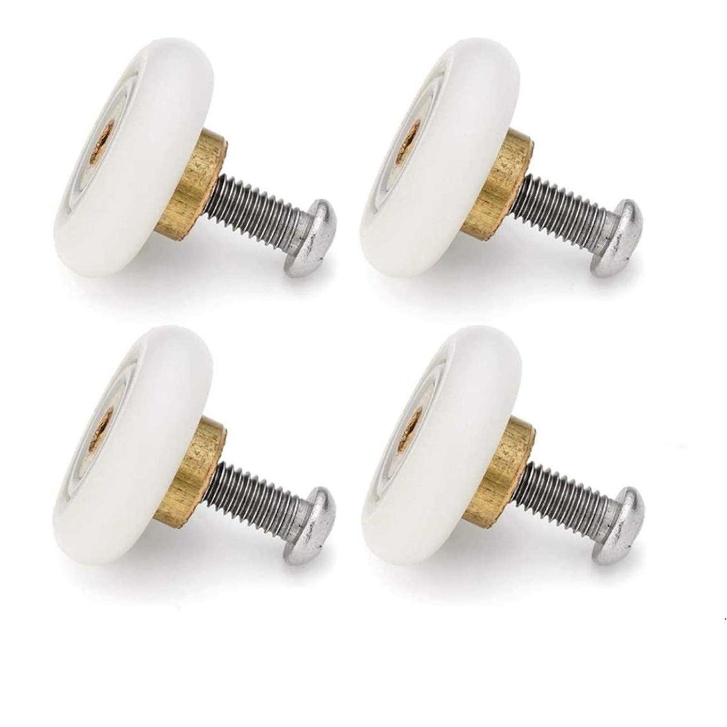 4 Sets Shower Door Rollers Runners Wheels Replacement Part Bathroom Glass Shower Sliding Door - Image 5