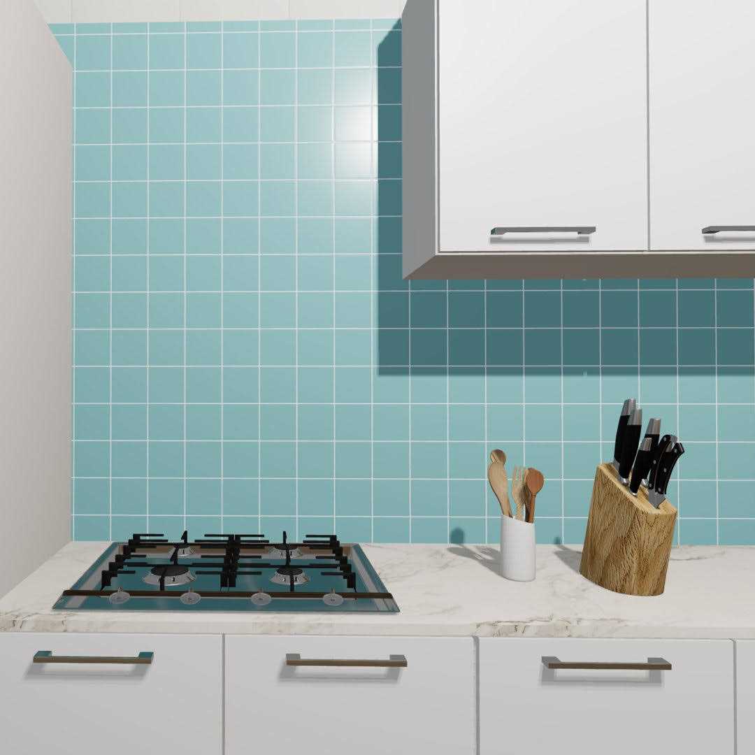 Torch Song 4'' W x 4'' L Glass Singular Tile PIXL - Image 4