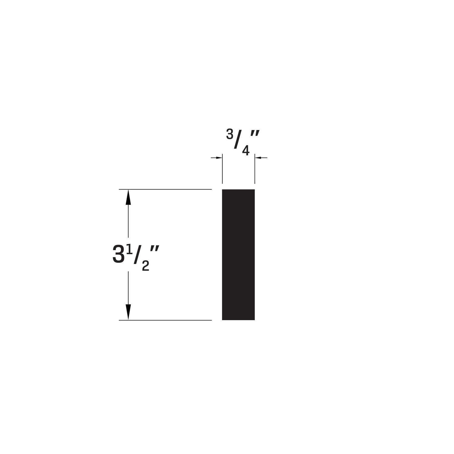 Royal Building Products 0.75-in x 3.5-in x 12-ft PVC Trim Board - Image 4
