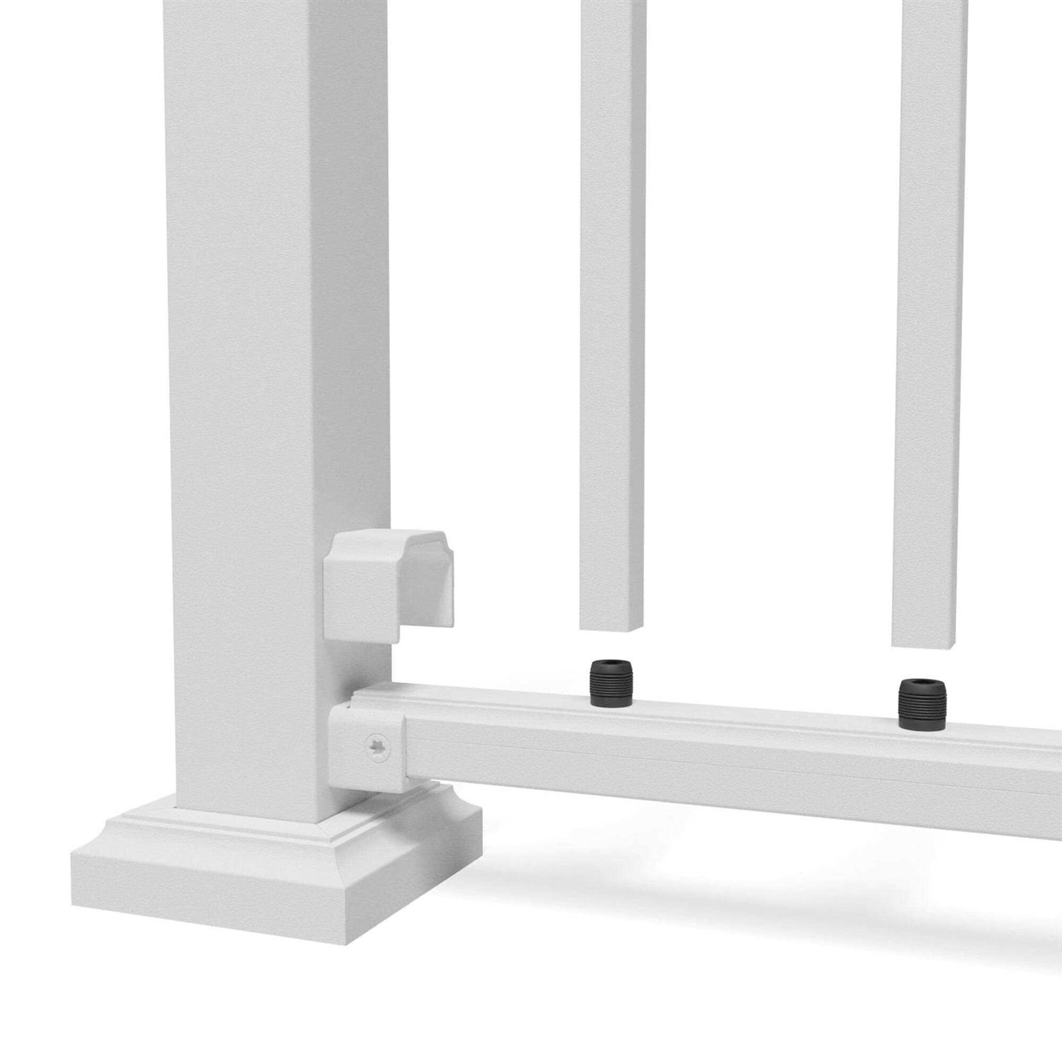 Ultra Max Adams 36 in. x 72 in. Textured Aluminum Railing Kit - Image 3