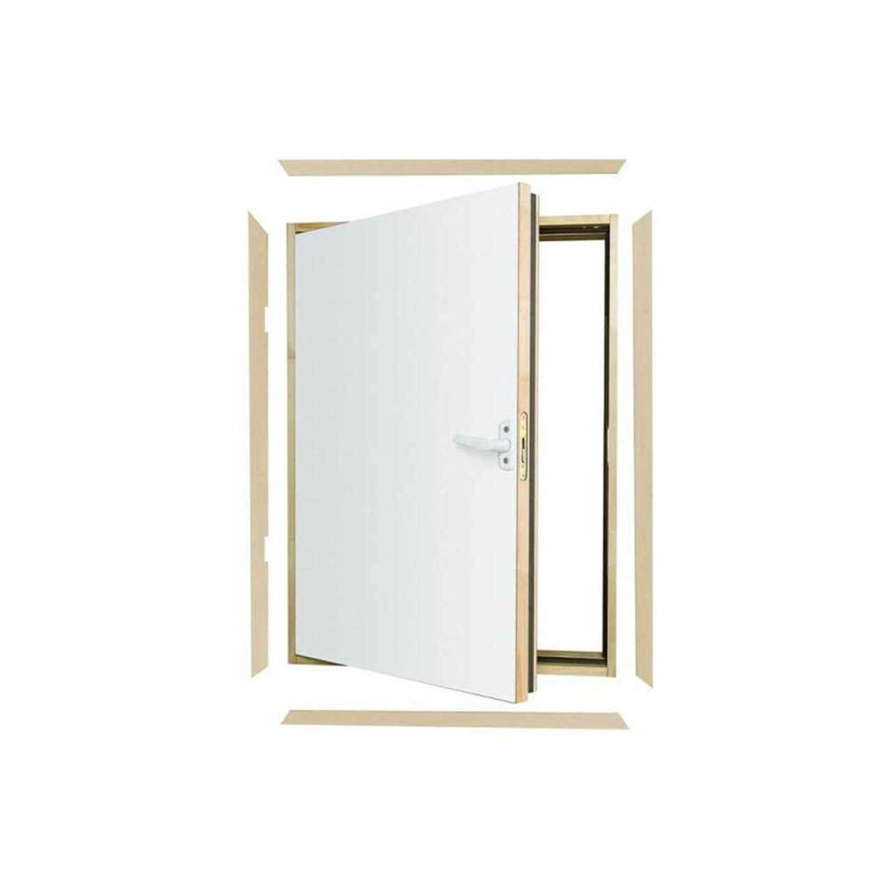 Fakro DWF Wall Hatch 27 in. x 35 in. Wooden Fire Rated Insulated Access Door 869833
