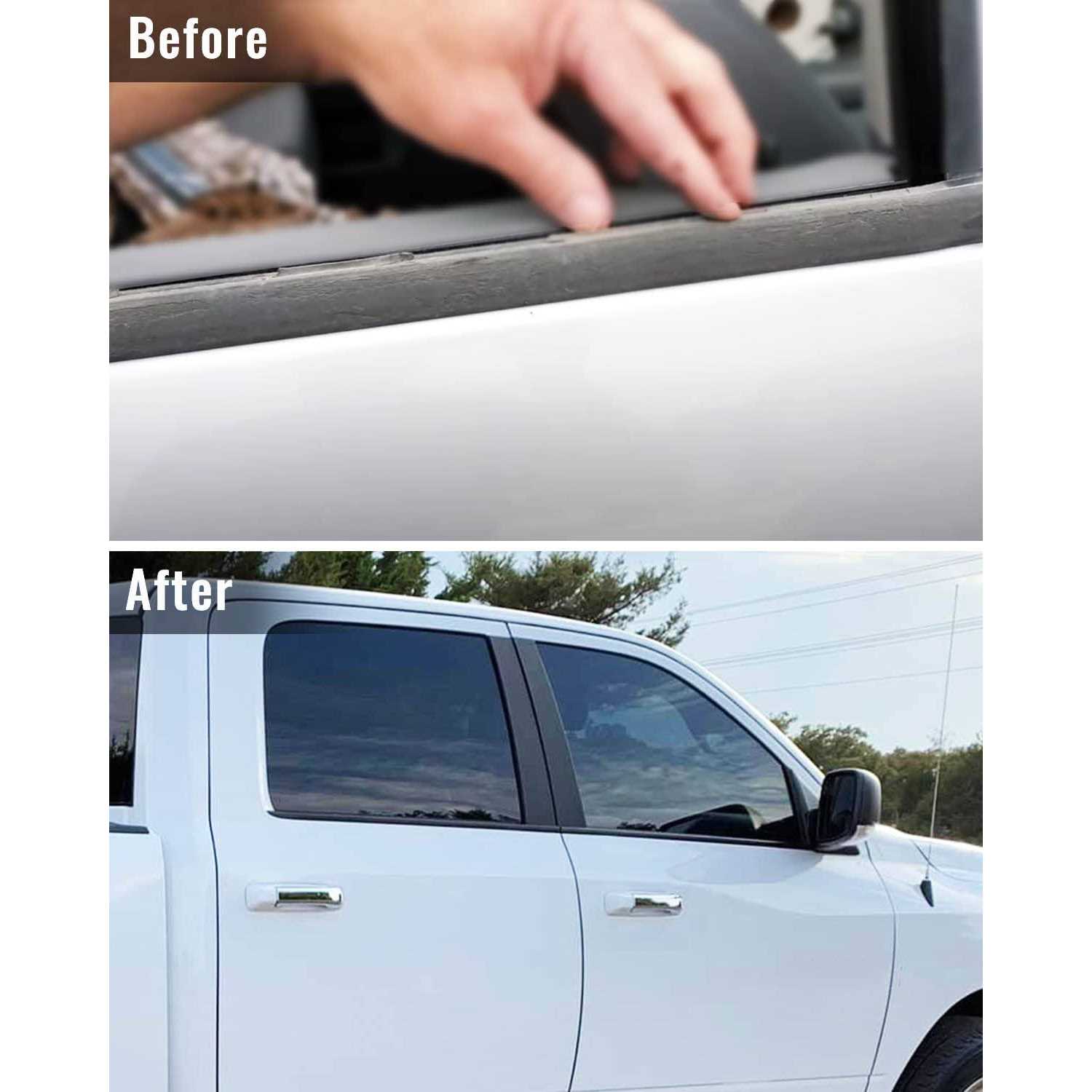 55112376ah Weatherstrip Window Moulding Trim Seal Belt for Dodge Ram 1500 2500 3500 4500 5500 Crew Cab 2009-2021 - Image 3