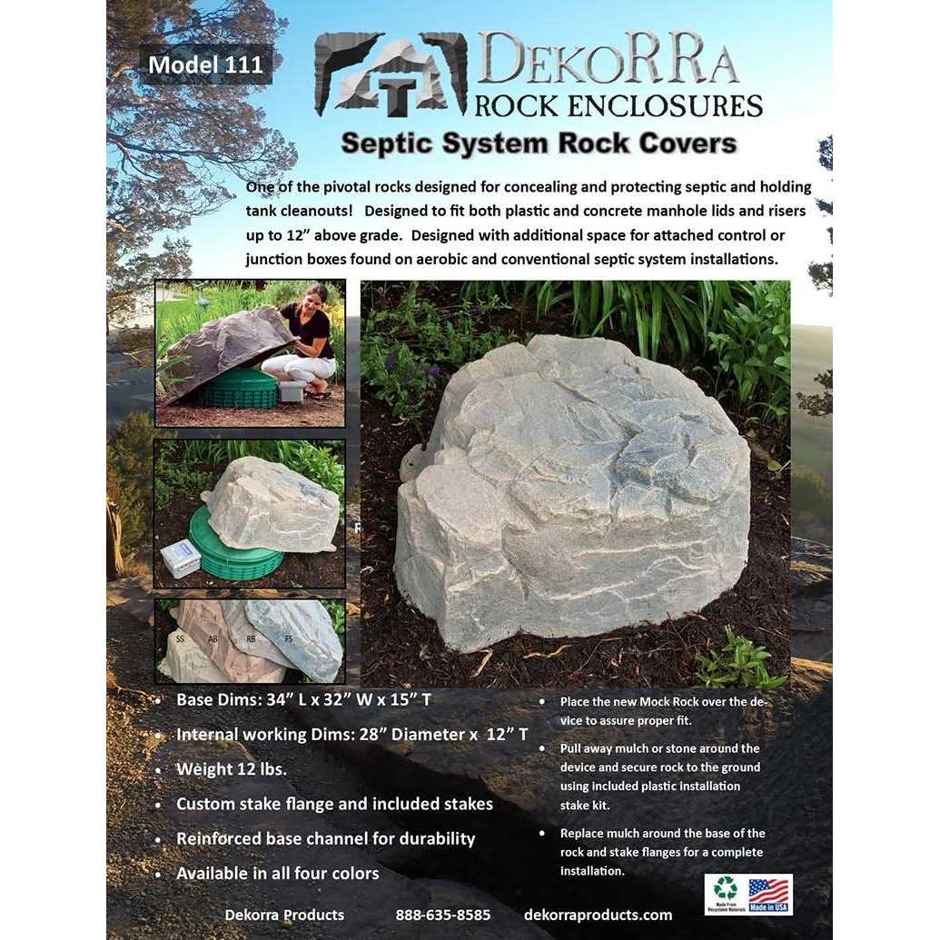 Dekorra Rock Septic Cover - Image 4
