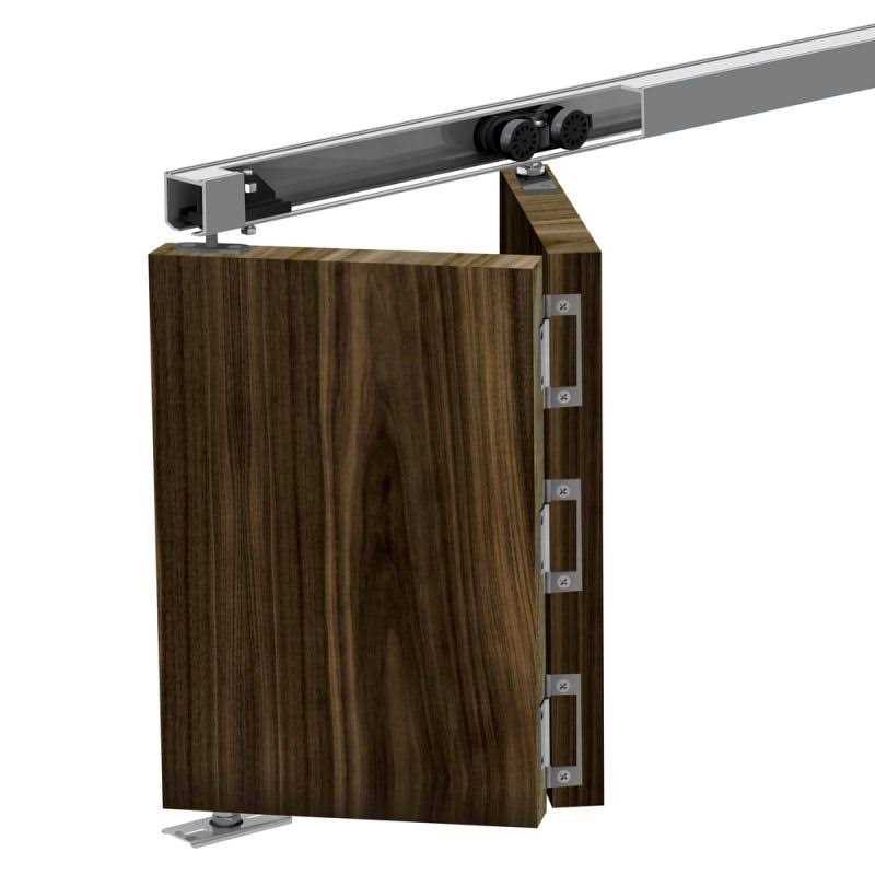 SLID'Up 150 Bifold Door Hardware Kit 59-Inch Track for 2 Folding Panels Up to 88lbs Each - Image 5