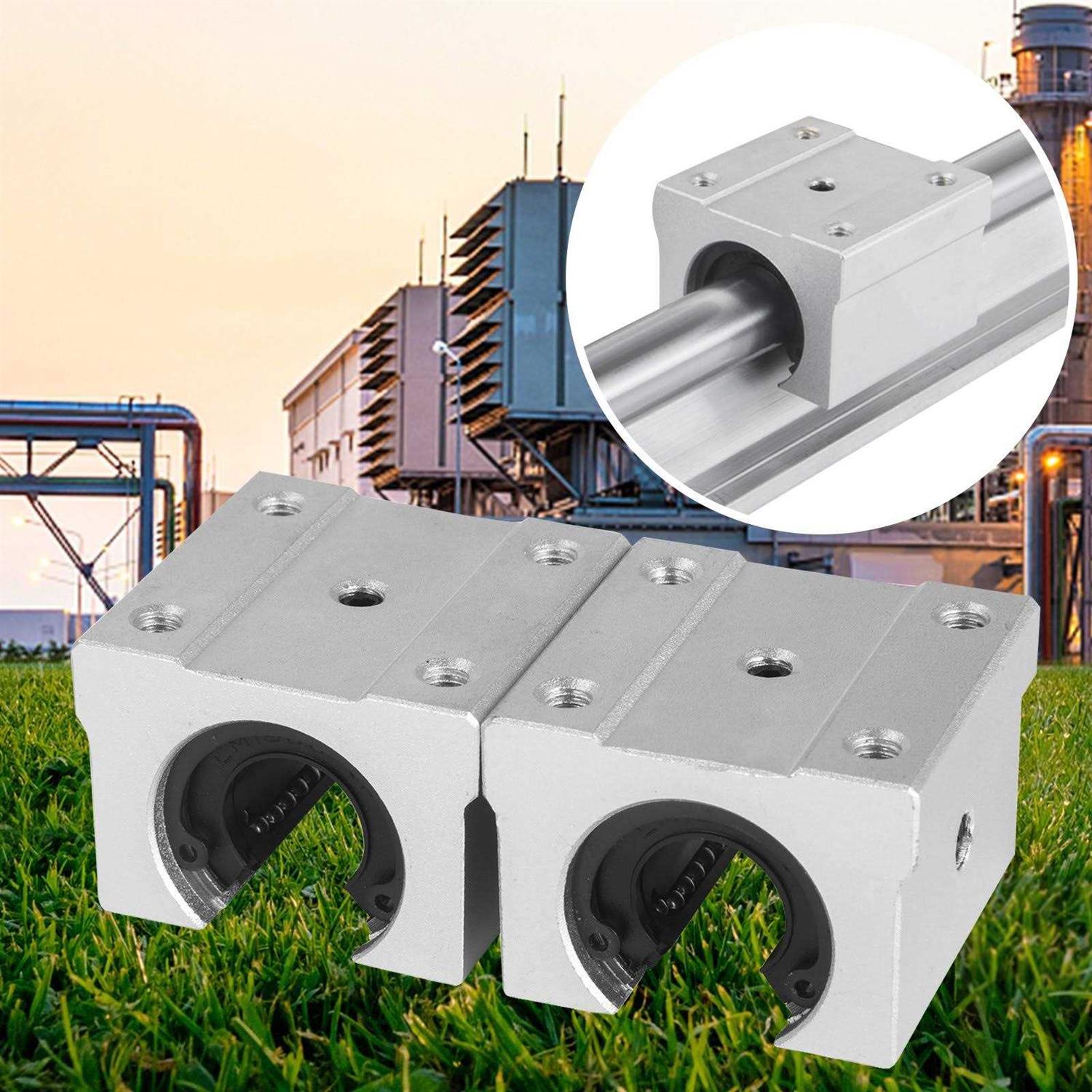 VEVOR 2x Linear Rail Set Sbr25-1200mm 4x Bearing Block Routers 25mm Linear Slide Guide - Image 3