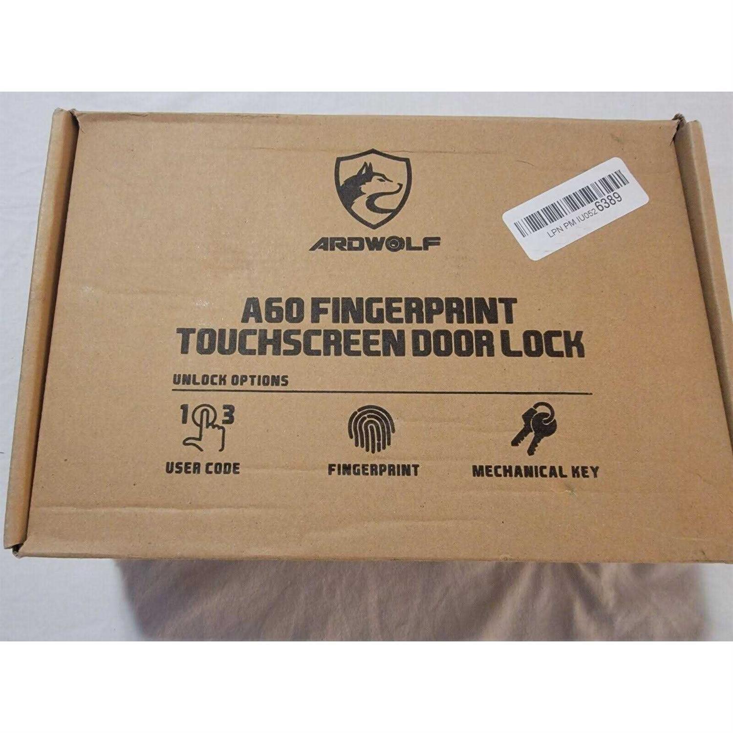 Ardwolf A60 Keyless Entry Fingerprint Lock,Electronic Autolock Biometric 304 Stainless Steel Door Lock - Image 4