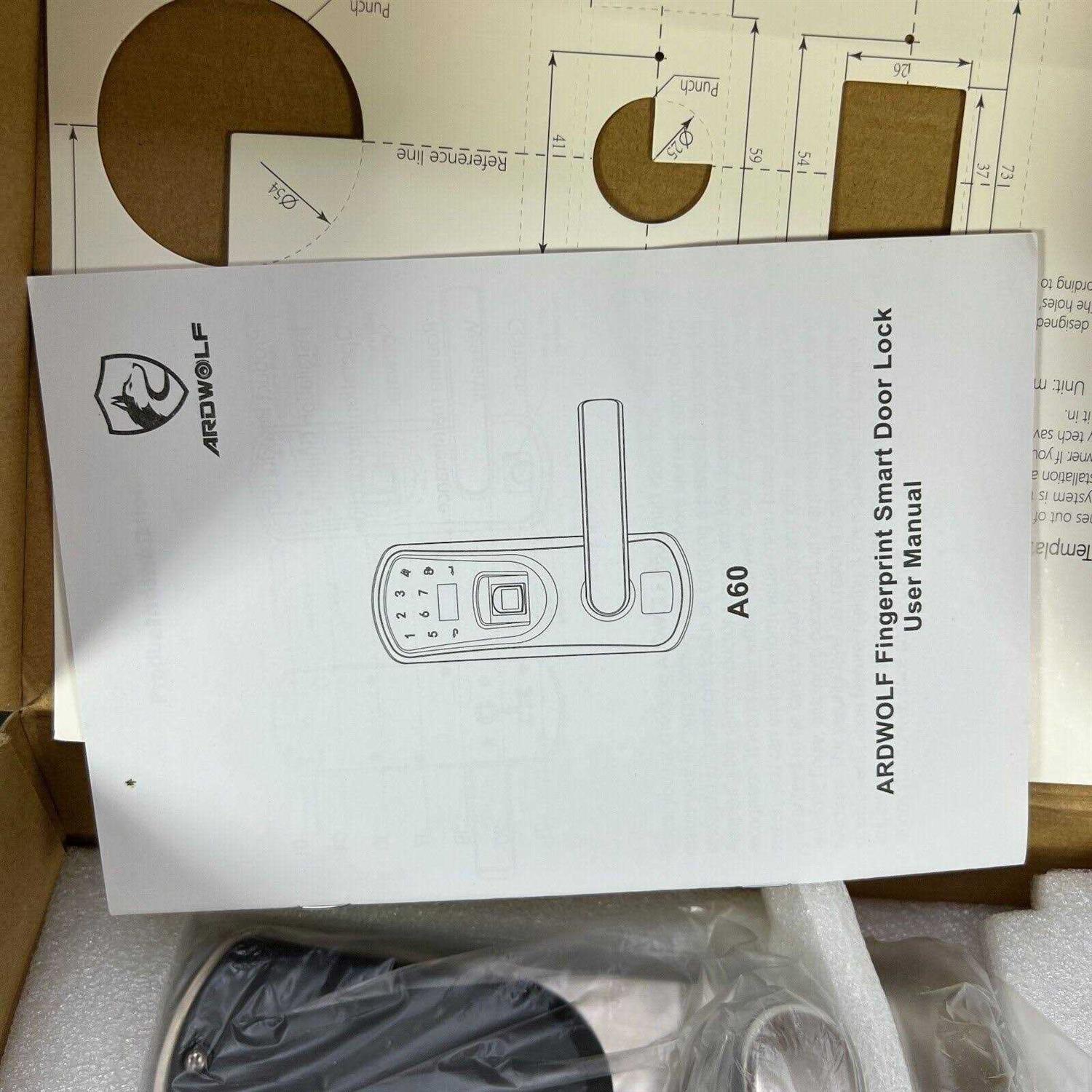 Ardwolf A60 Keyless Entry Fingerprint Lock,Electronic Autolock Biometric 304 Stainless Steel Door Lock - Image 5