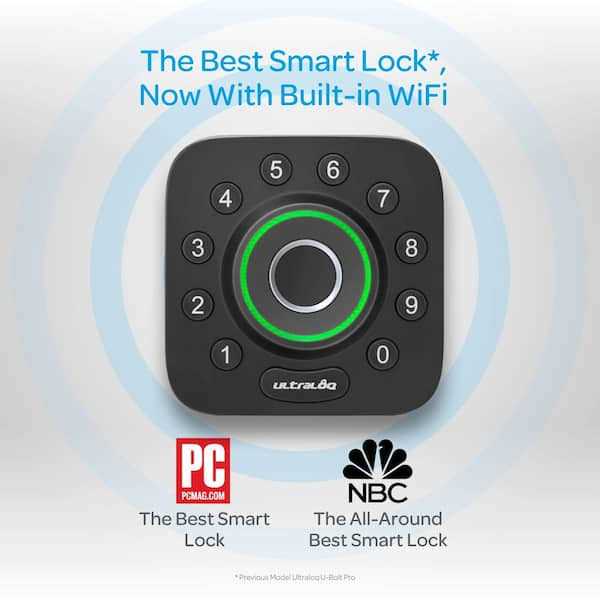 Ultraloq U-Bolt Pro Wi-Fi Deadbolt Smart Lock with Passage Handle - Image 3