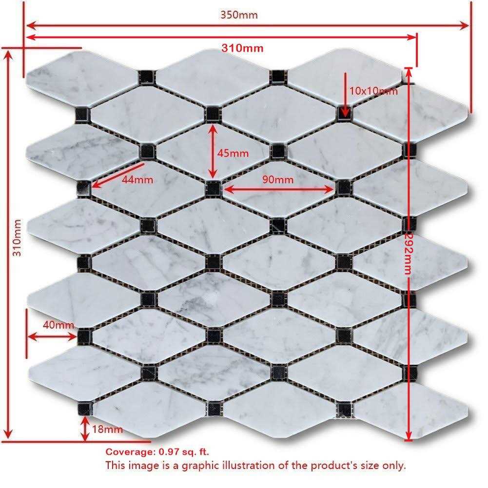 12 x 12 Marble Mosaic Wall & Floor Tile Marble Online - Image 3