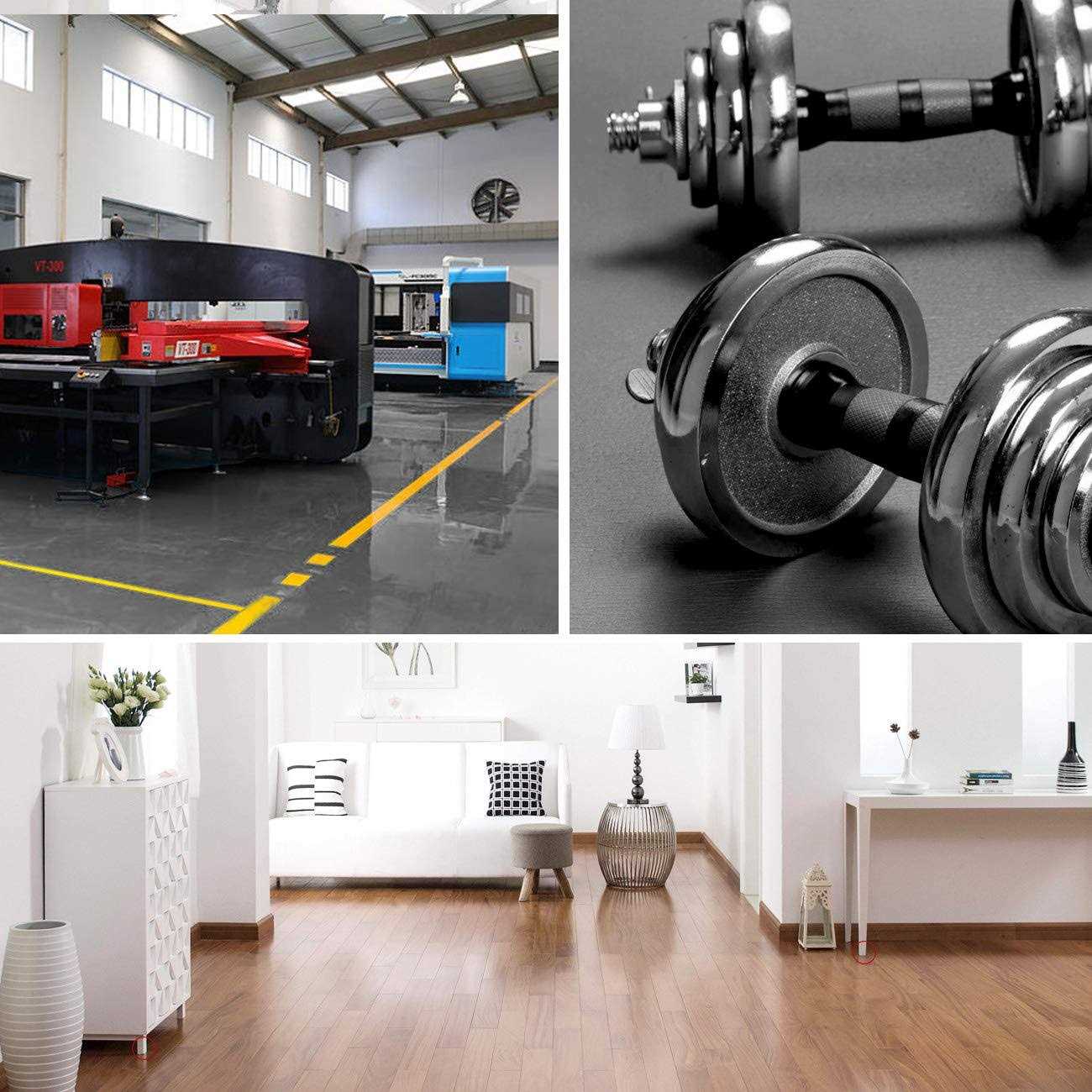 TORRAMI Solid Neoprene Rubber Strips Roll 1/8 inch Thick X Wide X 10 Feet - Image 5