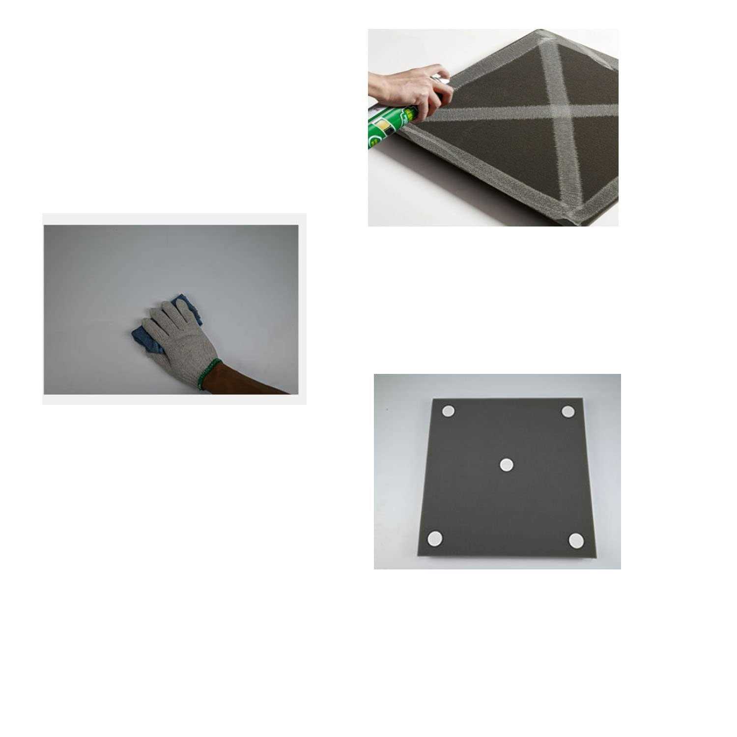 96 Pack Allxinlog Absorb the echo Acoustic Foam Panel Wedge Studio Soundproofing Wall Tiles 12 X 12 X 1 - Image 4