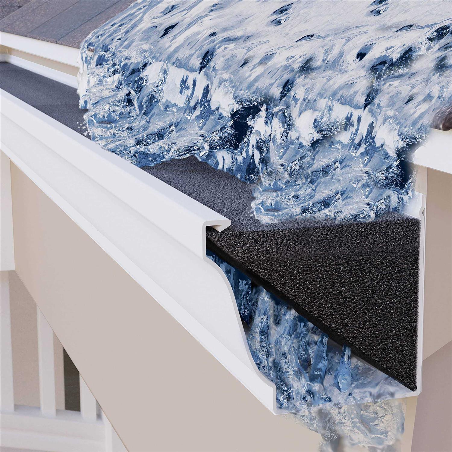 Tidy Guttter TGK440-2 K-Style Foam Gutter Guard - Image 4