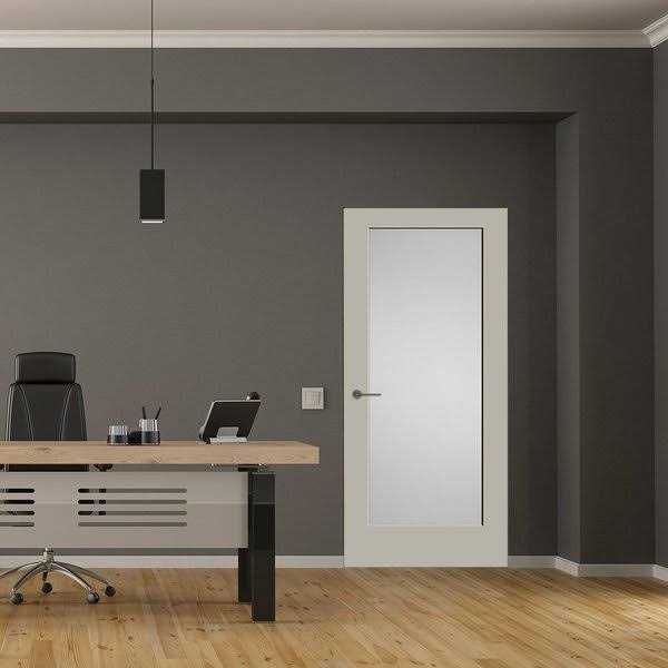 Trimlite 18 by 80 1-Lite Shaker Interior Slab Passage Door 1668pri8401GL - Image 3