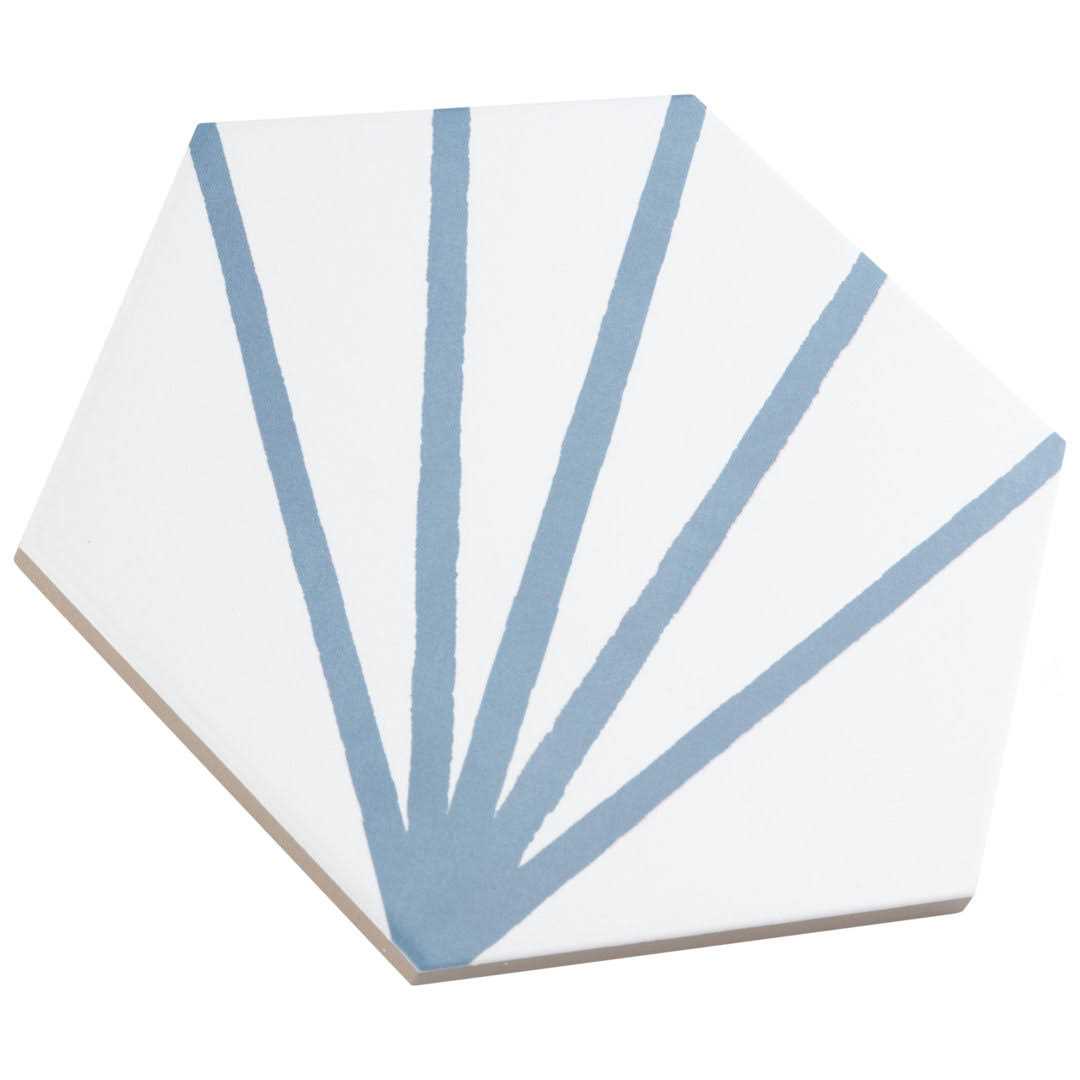 Merola Tile Horizon Hex 7-3/4 in. x 9 in. Ceramic Floor and Wall Tile