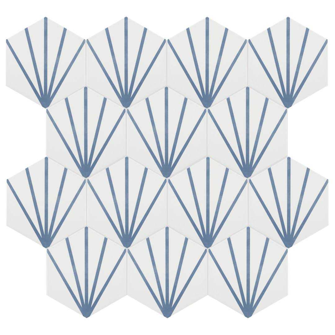 Merola Tile Horizon Hex 7-3/4 in. x 9 in. Ceramic Floor and Wall Tile - Image 4
