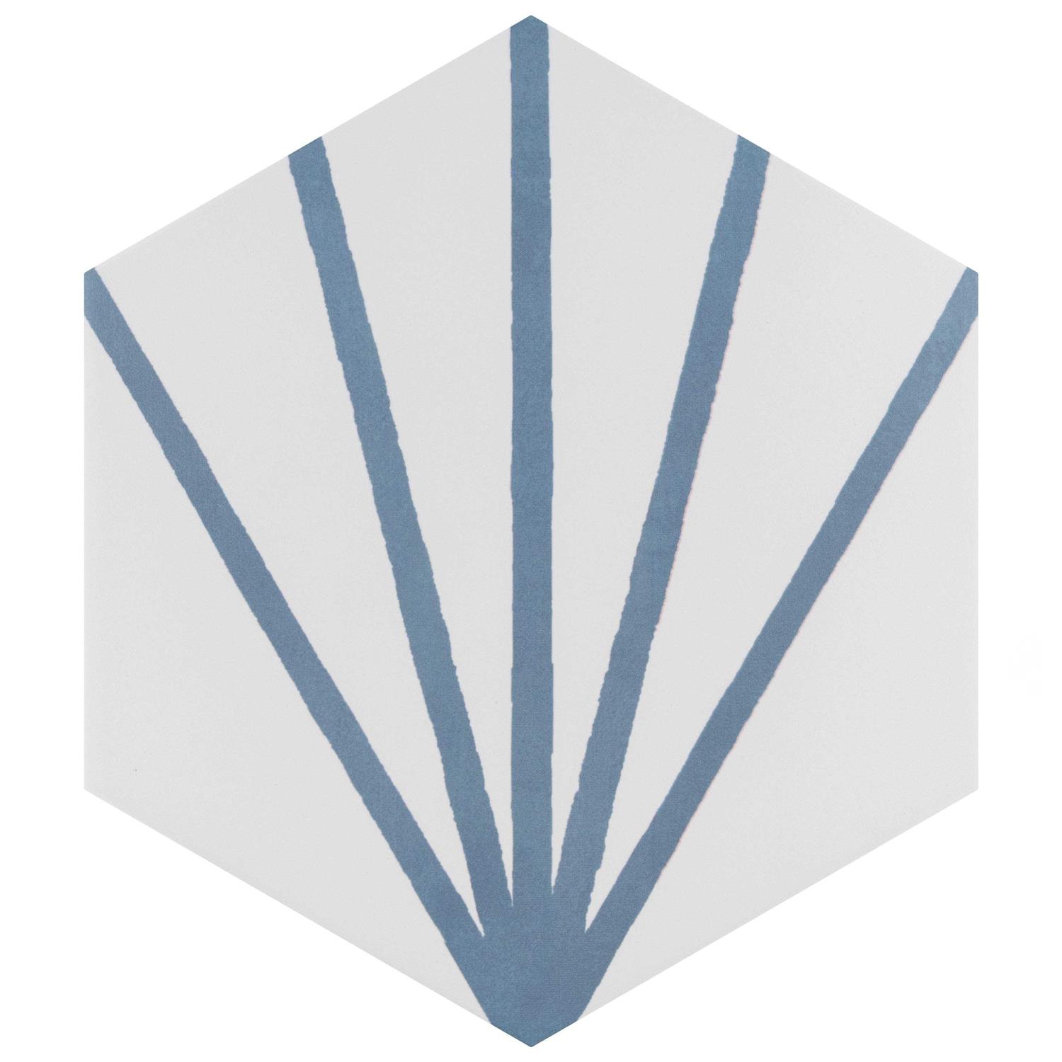 Merola Tile Horizon Hex 7-3/4 in. x 9 in. Ceramic Floor and Wall Tile - Image 5