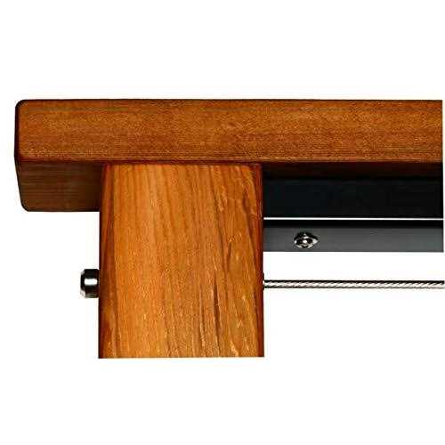 Aluminum Post to Post Inline Hand Rail or Support for Custom Wood Top Rail on Cable Railing Deck - Image 4