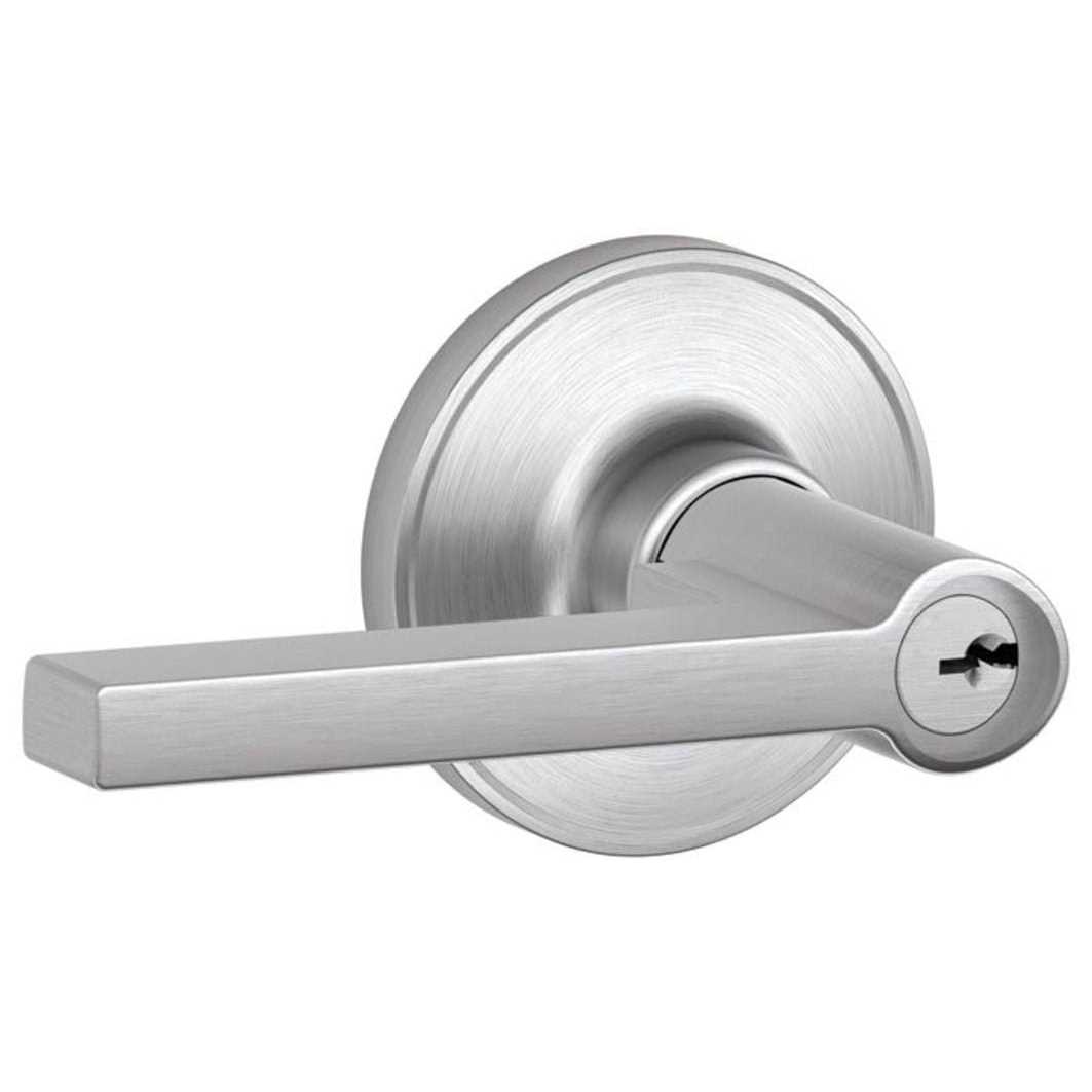 Schlage Solstice Single Cylinder Keyed Entry Door Lever Set F51ALAT626GSN - Image 3
