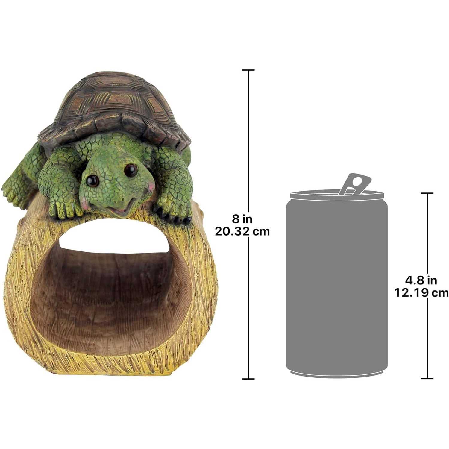 Design Toscano Drips The Turtle Gutter Guardian Downspout Statue - Image 4