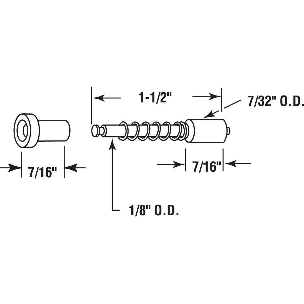 Prime-Line Window Screen Plunger Latch - Image 2