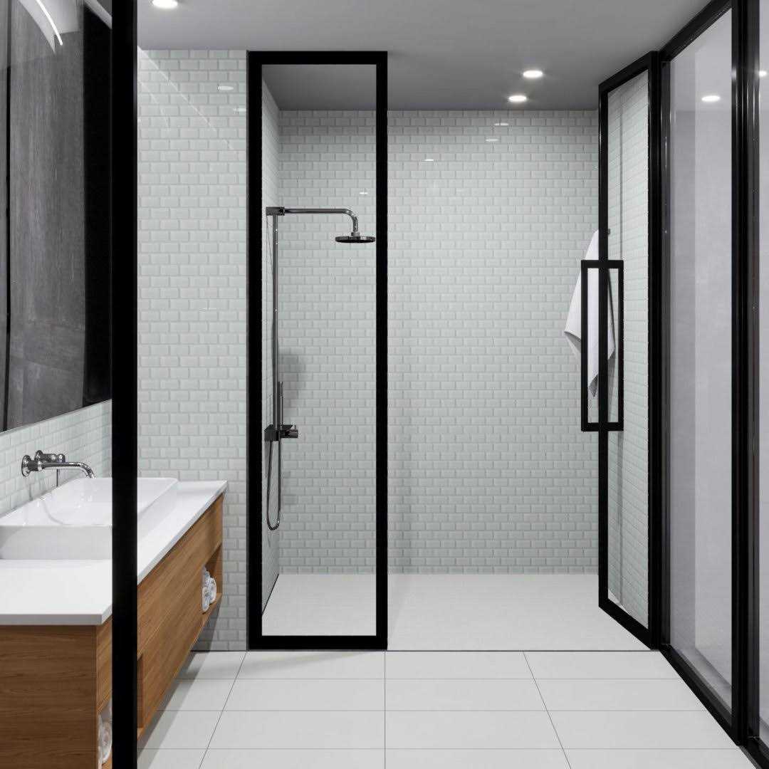 Torch Song 2 x 4 Glass Brick Joint Mosaic Wall Tile PIXL - Image 3