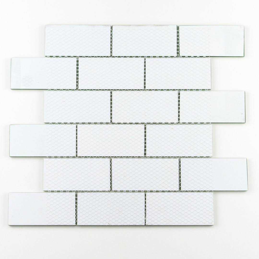 Torch Song 2 x 4 Glass Brick Joint Mosaic Wall Tile PIXL - Image 5