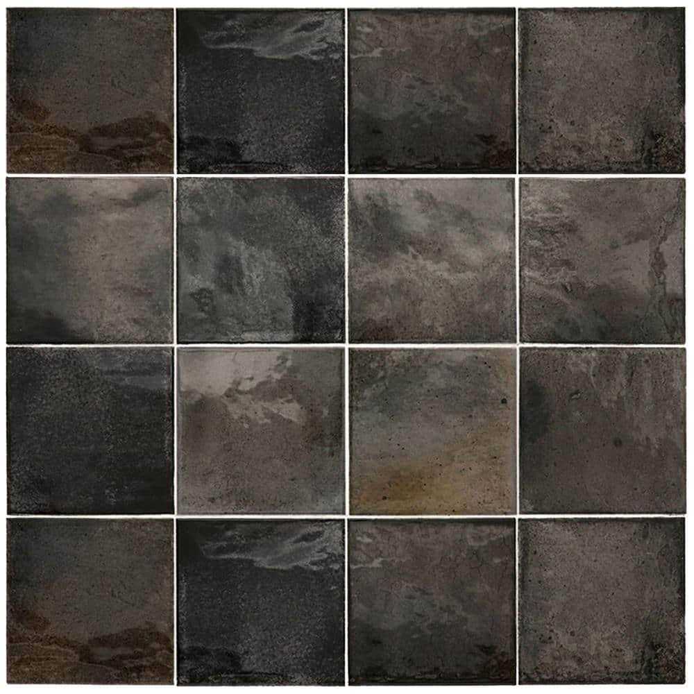 Apollo Tile Antiek 3.94 in. x 3.94 in. Glossy Ceramic Square Wall and Floor Tile - Image 3