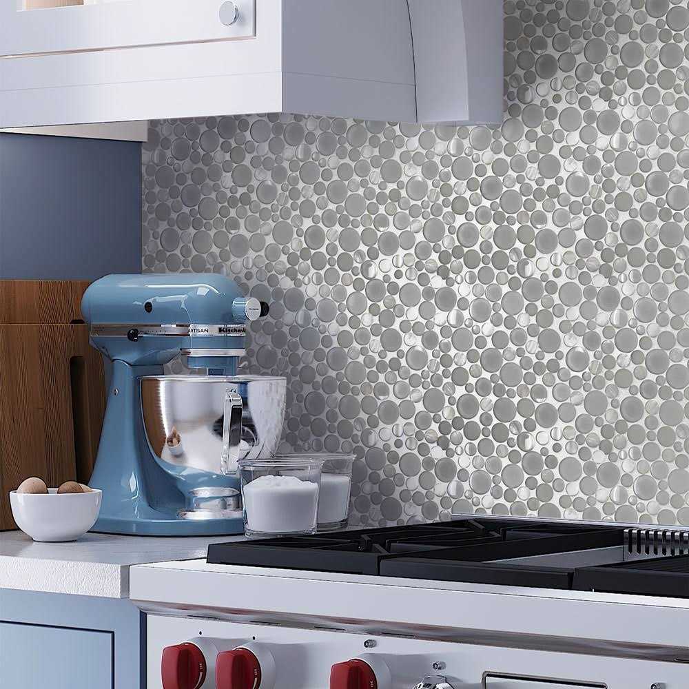 Apollo Tile White 12-in x 12-in Polished Glass APLMOK99015EC110 - Image 3