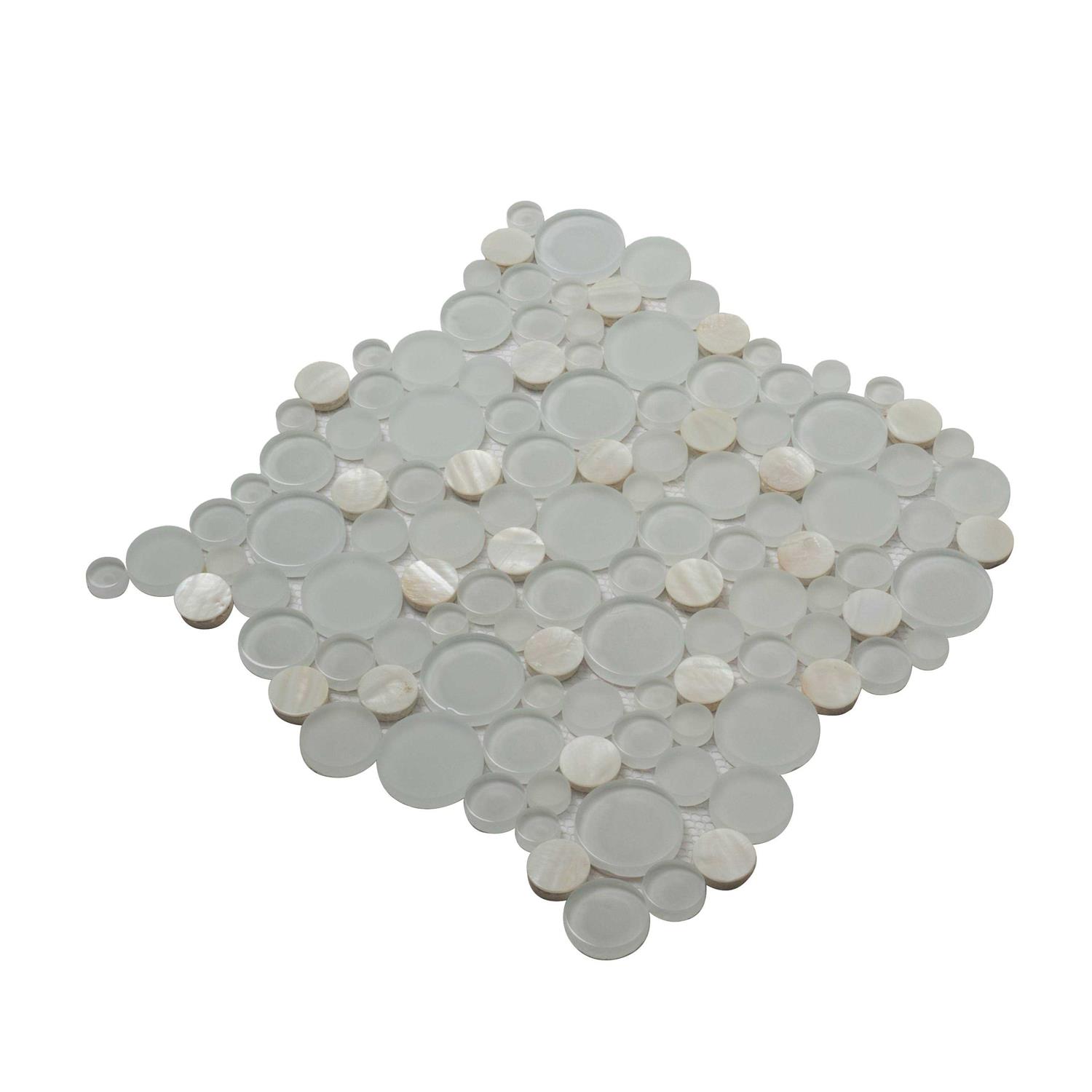 Apollo Tile White 12-in x 12-in Polished Glass APLMOK99015EC110 - Image 4