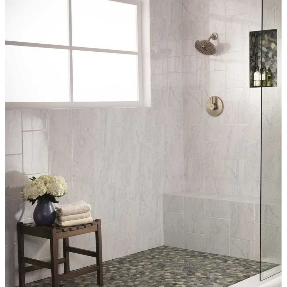 American Olean Delfino Stone Paradise Blend 12-in x 12-in Honed Natural Stone Pebble Floor and Wall Tile DG76PEBMSCC1P - Image 3