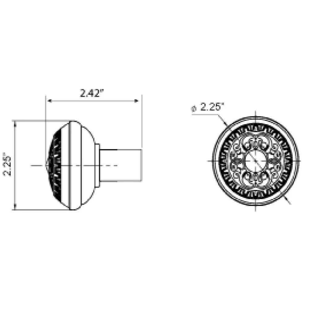 Nostalgic Warehouse Egg & Dart Plate Single Dummy Egg & Dart Door Knob - Image 4