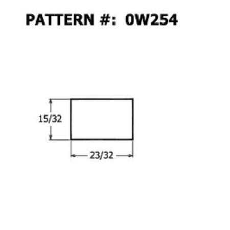 Alexandria Moulding 0W254-20096C1 8 ft. Parting Stop S4S Solid Pine Molding - Image 3