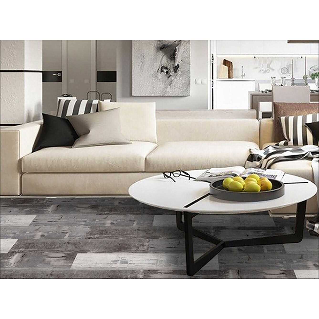 Deco Products Colors High Variation 8-mil x 6-in W x 36-in L Glue Down Luxury Vinyl Plank Flooring - Image 3