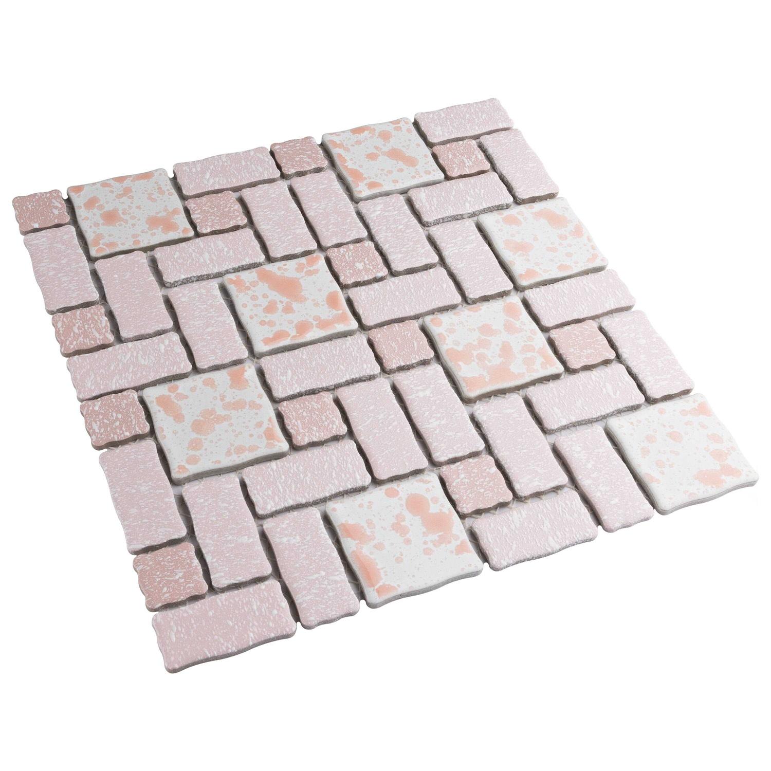 Academy Random Sized Straight Edge Porcelain Versailles Mosaic Wall & Floor Tile Merola Tile - Image 5