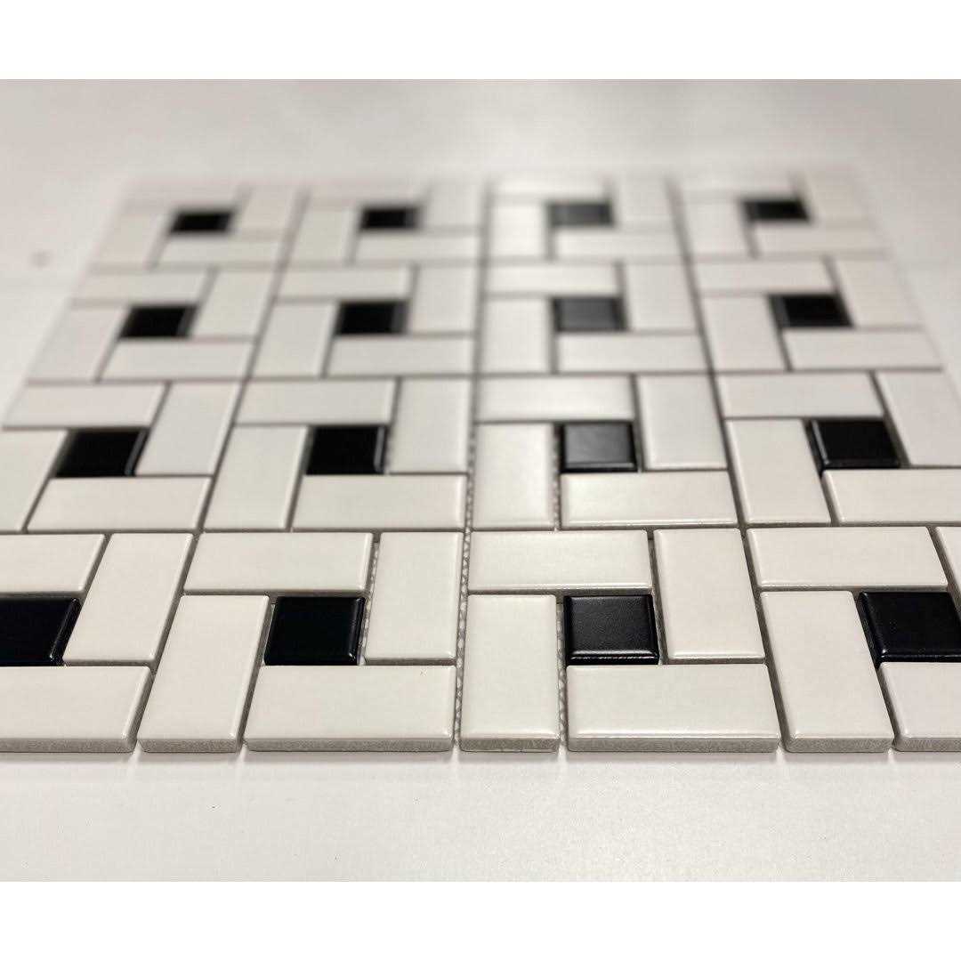 Cascade Porcelain Pinwheel Mosaic Wall & Floor Tile Splash Tile - Image 3