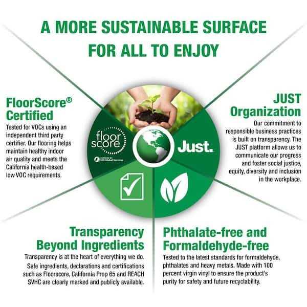 ALLURE 6 MIL x 7 in. W x 48 in. L Click Lock Waterproof Luxury Vinyl Plank Flooring - Image 4