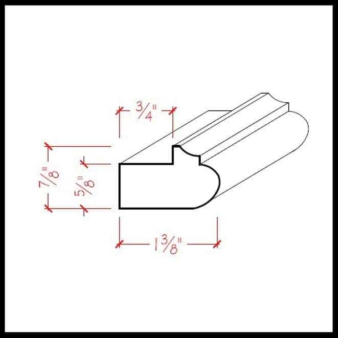 3H x 95W x 2D Corner Molding NewMouldings - Image 3