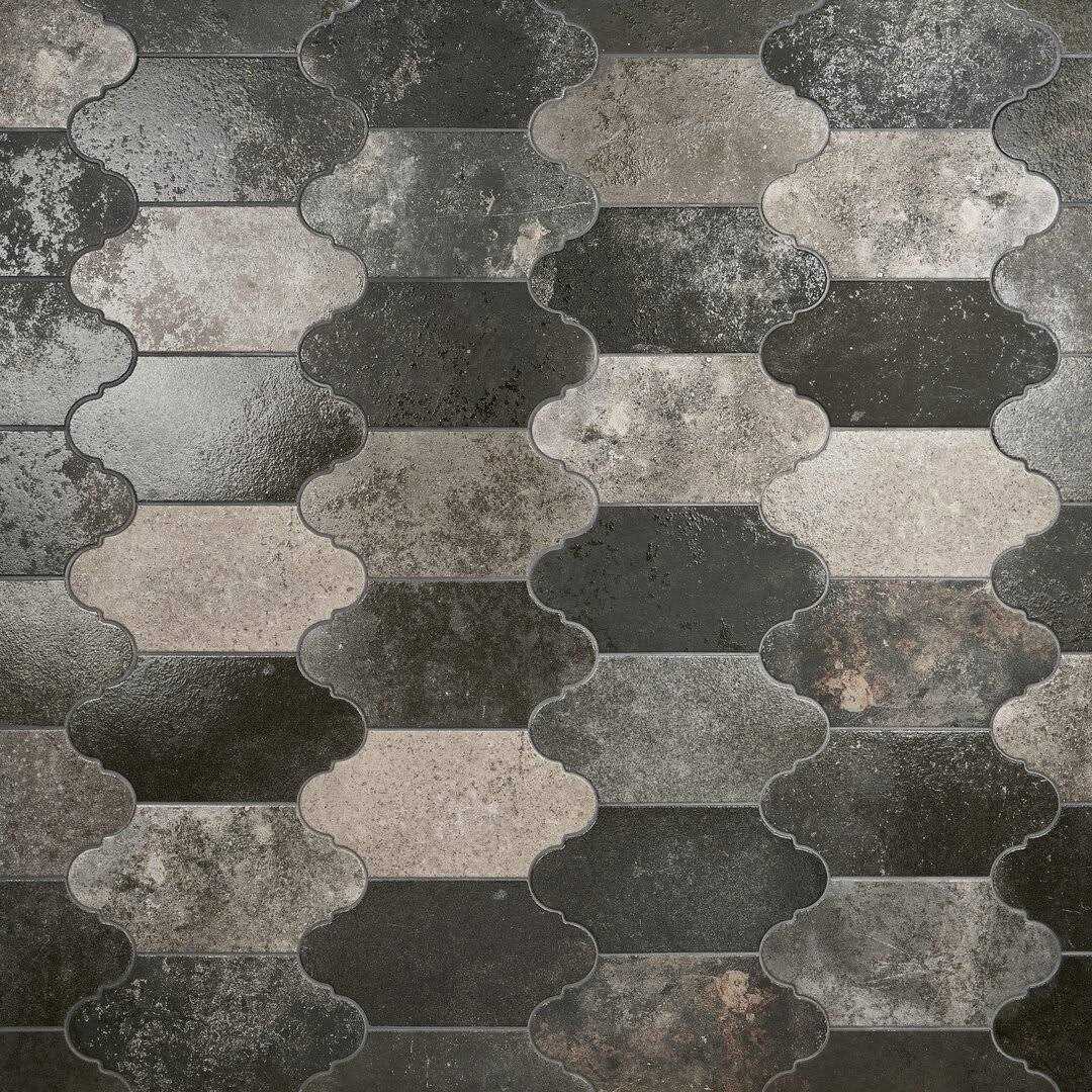 Ivy Hill Tile Merci Arabesque 6.37 in. x 9.93 in. Matte Porcelain Floor and Wall Tile