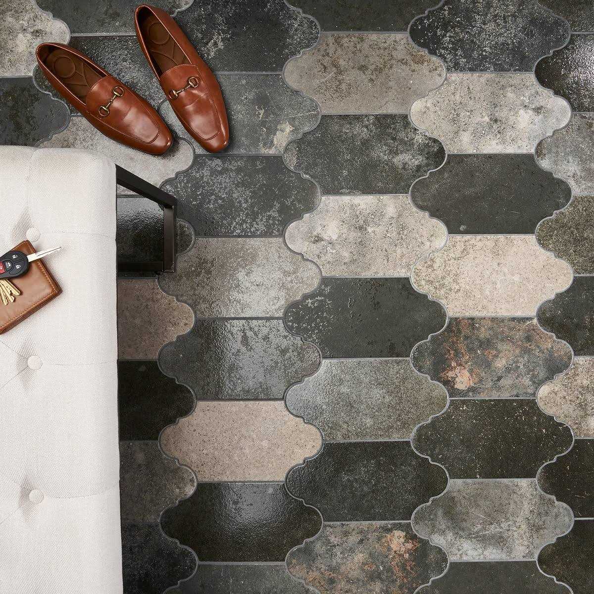 Ivy Hill Tile Merci Arabesque 6.37 in. x 9.93 in. Matte Porcelain Floor and Wall Tile - Image 5