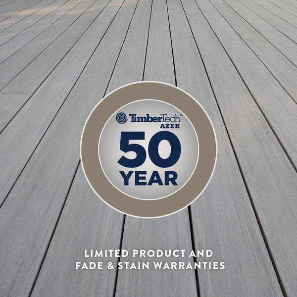 TimberTech Advanced PVC Vintage 5/4 in. x 6 in. x 1 ft. Square PVC Sample - Image 4