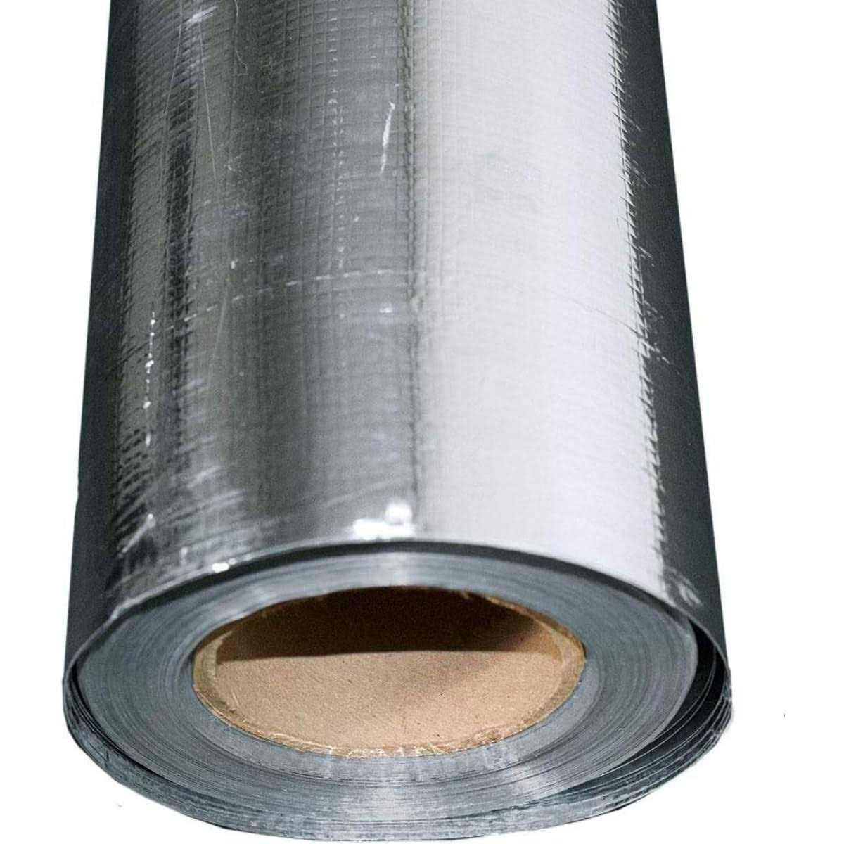 The Sauna Place Type C Single Sided Foil Vapor Barrier 3.28' x 82.02' Covers up to a 6' x 8' Sauna - Image 3