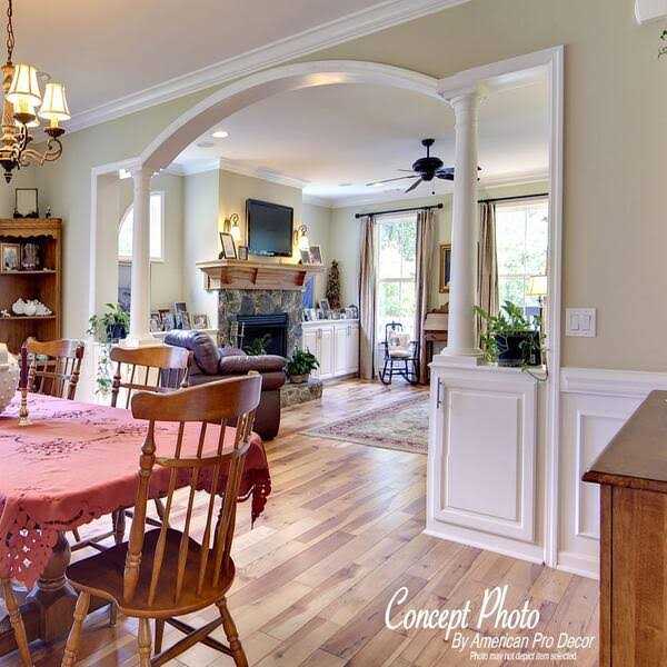 American Pro Decor 6 in. Long Plain Polyurethane Crown Moulding Sample - Image 3