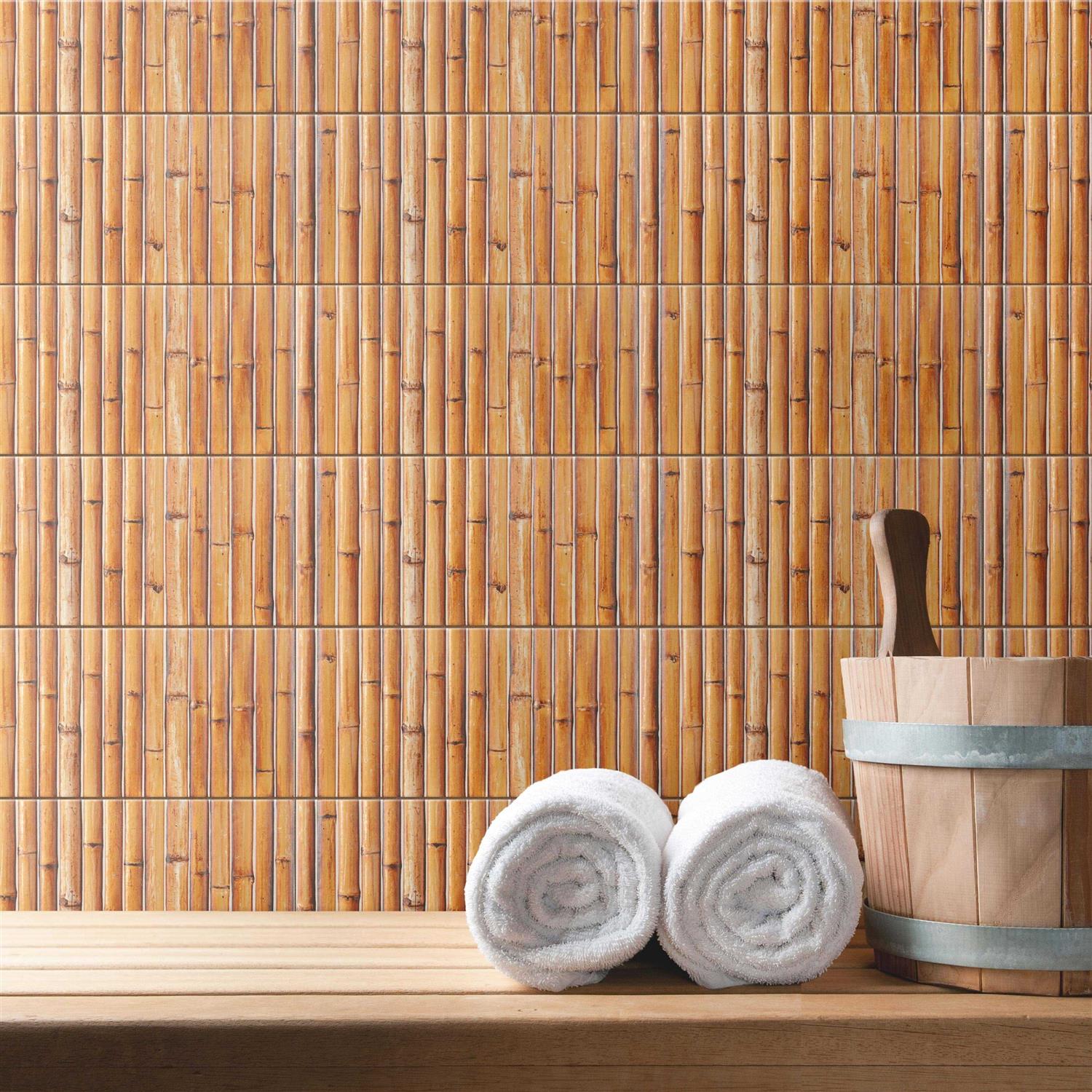 Merola Tile Bamboo Haven Ceramic Wall Tile