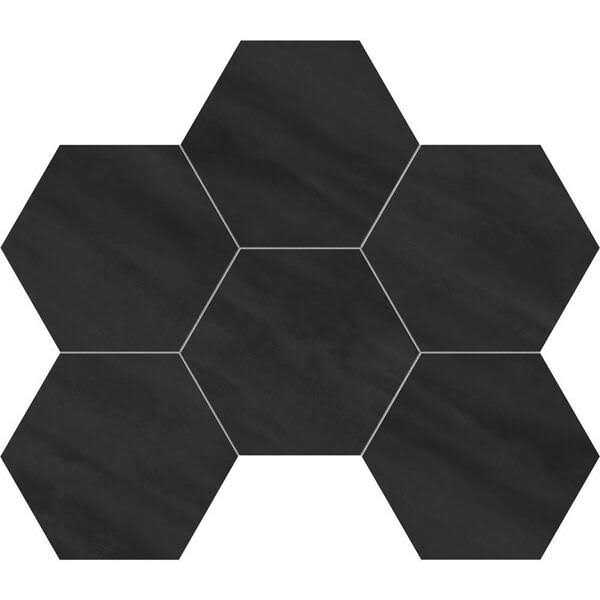 Corso Italia Ray Black HEX 8.5 in. x 10 in. Porcelain Floor and Wall Tile - Image 5