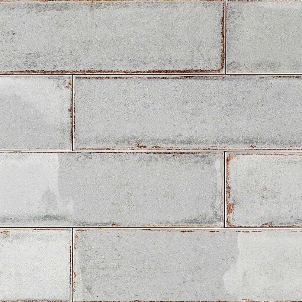 Unbranded Citadel Gray 3-in x 12-in Polished Ceramic Subway Glue Down Wall Tile - Image 5
